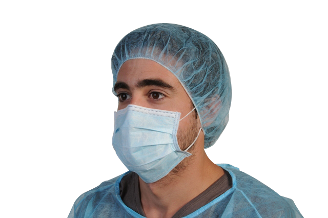 Masque de chirurgie 3 plis bleu